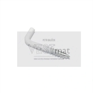 Skoba s vrutem 25mm bílý komaxit