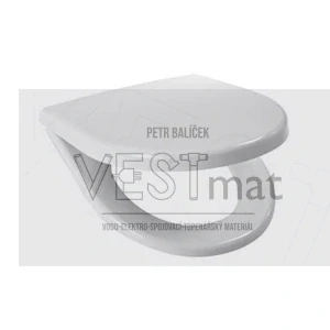 Sedátko s poklopem pro kombi klozety, nerezové úchyty, antibakteriální, LYRA PLUS 