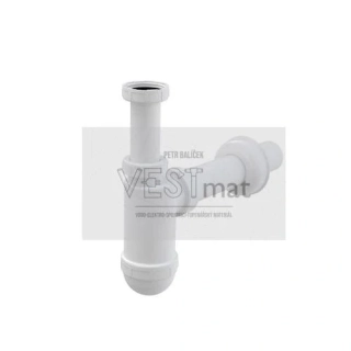 Sifon umyvadlový plast s převlečnou maticí 5/4", DN40, TRINNITY