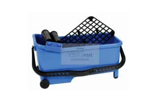 Kbelík obkladačský, 16 l, mřížka + váleček + kolečka, KUBALA ENPRO