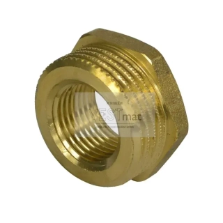 Mosazná redukce (ŠM) 3/4" x 1/2"