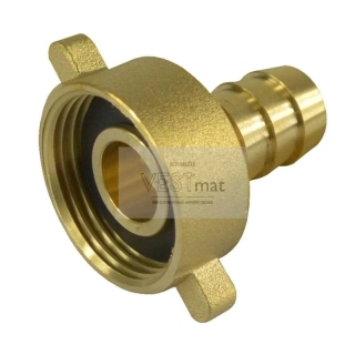 Hadičník s maticí, přímý, 3/4" x 14 mm