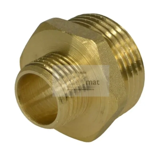 Mosazná vsuvka redukovaná 1" x 1/2"
