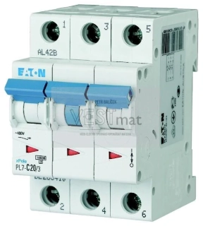 jistič PL7-B20/3 10kA