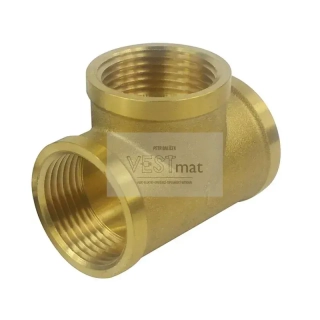 Mosazný T-kus 1"