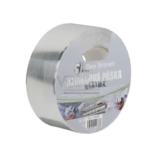 Hliníková páska 75mmx50m stříbrná