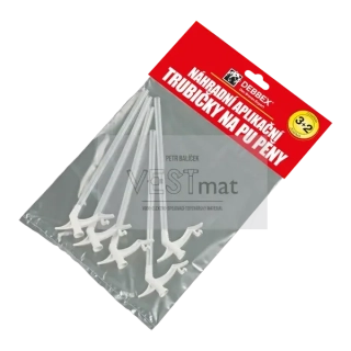 Náhradní aplikační trubičky pro PU pěny 3+2 zdarma blistr