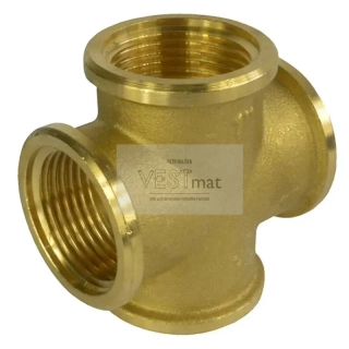 Mosazný kříž 1/2"