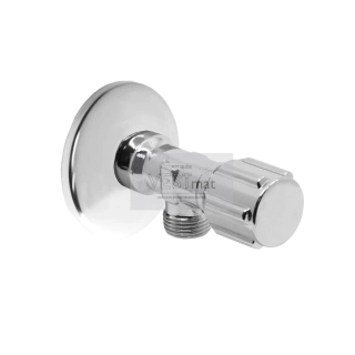 Klum Ventil rohový, s vřetenem, pochr. mosaz, 1/2"x3/8"