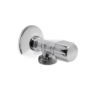 Klum Ventil rohový, s vřetenem, pochr. mosaz, 1/2"x3/4"