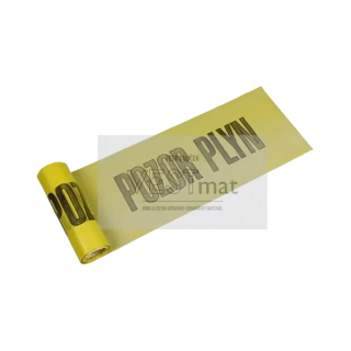 Výstražná fólie - plyn - 100m