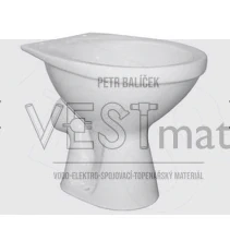 Klozet s hlubokým splachováním, odpad vodorovný, IDOL