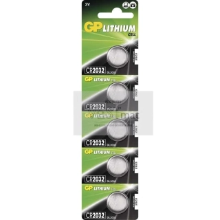 baterie GP CR1632 5BL lithiová knoflíková B1595