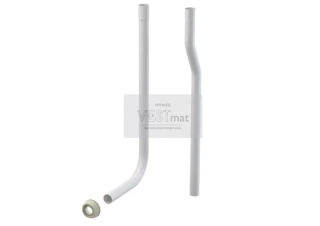 splachovací trubice plastová dělená + vrapová vložka