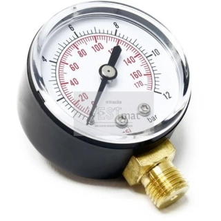 ATL Manometr DN40 0-12 BAR (175 psi) Spodní vývod 1/8"
