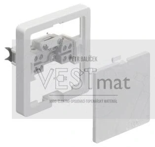 přípojka přístrojová bílá na i pod omítku (2506-110)