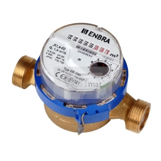ENBRA ER-AM DN15/SV Q1,6 m3/hod. 3/4"x110mm bytový vodoměr antimagnetický