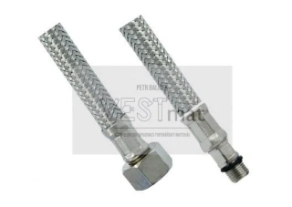 nerezová flexi hadice F3/8xM10/ (M8) - KRÁTKÝ nástavec 3/8" x M10 x 100 cm