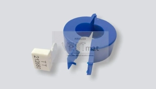 plomba 3/4" modrá vč.plombovacího kusu s číslem