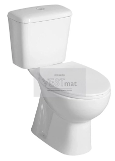 MANUEL WC kombi, dvojtlačítko 3/6l, spodní odpad, bílá