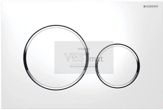 GEBERIT SIGMA20 ovládací tlačítko, bílá lesk/chrom