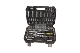 Gola sada hlavic 1/4" a 1/2" DRIVE 94 dílů, plast.kufr