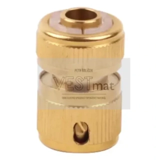 Rychlospojka + stop ventil, 1/2" mosaz, ENPRO