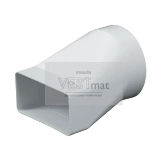 Článek přechodový Ø 100 mm, 110 × 55 mm