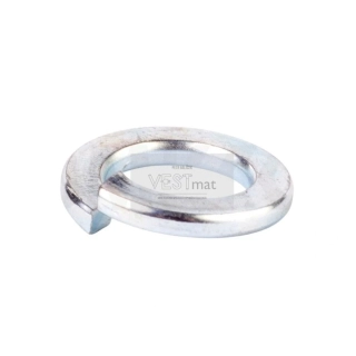 DIN 127A podložka pružná s obdélníkovým průřezem, ocel, zinek bílý, M5(5.1)