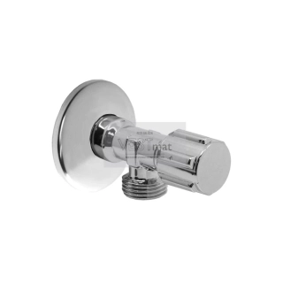 Klum Ventil rohový, s vřetenem, pochr. mosaz, 1/2"x1/2"