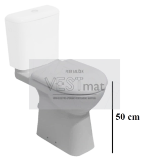 Wc kombi, pouze mísa Jika Deep spodní odpad 