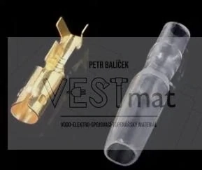 Pin lisovací - 4mm samice