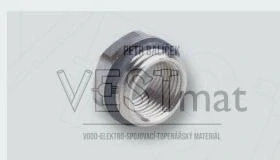 chromovaná redukce k radiátorům 1/2" x 3/8"