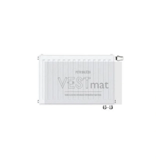 Těleso otopné CosmoNova 33-600/2000mm, 4906W, multifunkční, s ventilem, s úchyty, RAL9016