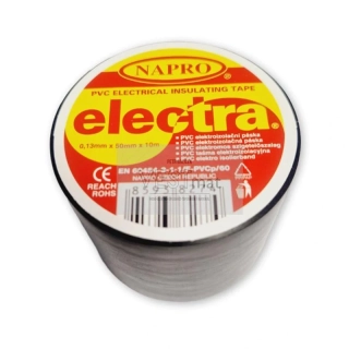 páska izolační 50mmx10m PVC Electra černá