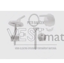 Úchytky plastové k sedátku a poklopu, ZETA