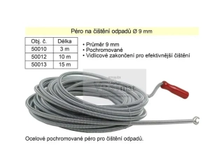 Protahovací péro na čištění odpadů délka 10m