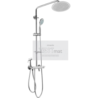 Sprchová sestava s KLÁVESOVOU baterií, rozteč 150mm, průměr 20cm, s příslušenstvím