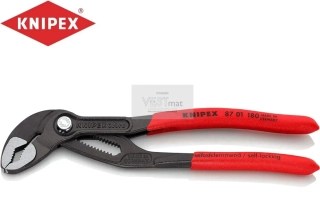 Kleště Knipex 87 01 180 trubkové "COBRA" potah PVC 180mm (K 87 01 180)