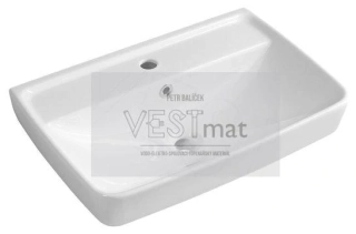 DURU keramické umyvadlo 60x40cm, bílá