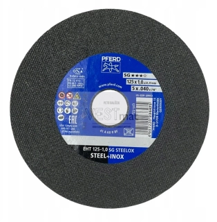 PFERD KOTOUČ NA ŘEZÁNÍ KOVOVÉ OCELI 125x1,0 mm INOX I R SG