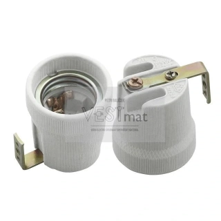 objímka HLDR-E27-F (CP800F-E27) keramická třmen