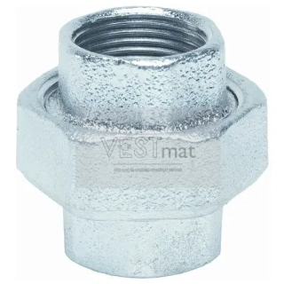 Šroubení FF 6/4" ploché těsnění, pozink 