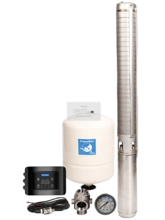PUMPA INOX LINE SPPE-1018 4" 0,75kW 230V domácí vodárna s elektronickou regulací, kabel 50m