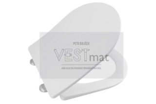 BERTA WC sedátko, Soft Close, bílá