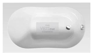 JIZERA vana 120x70x39cm, bílá