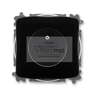 zásuvka 6619A-A06357 N 2P+T Tango černá