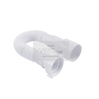 Klum Hadice odpadní tvarovatelná flexi 6/4" x ø 50(40), s plastovou maticí