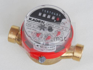 Vodoměr KADEN 1/2 S 055 teplá voda
