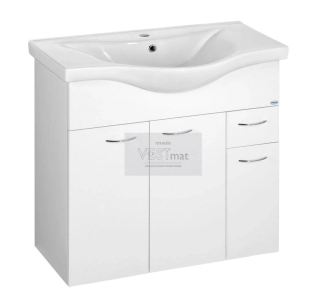 KERAMIA FRESH umyvadlová skříňka 75,2x74x34,4cm, bílá